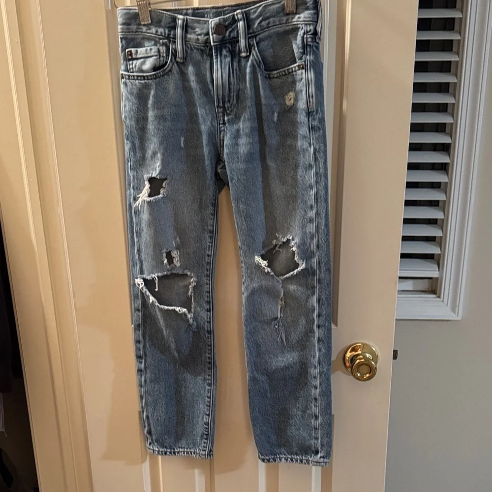 GAP Kids Distressed Blue Jeans